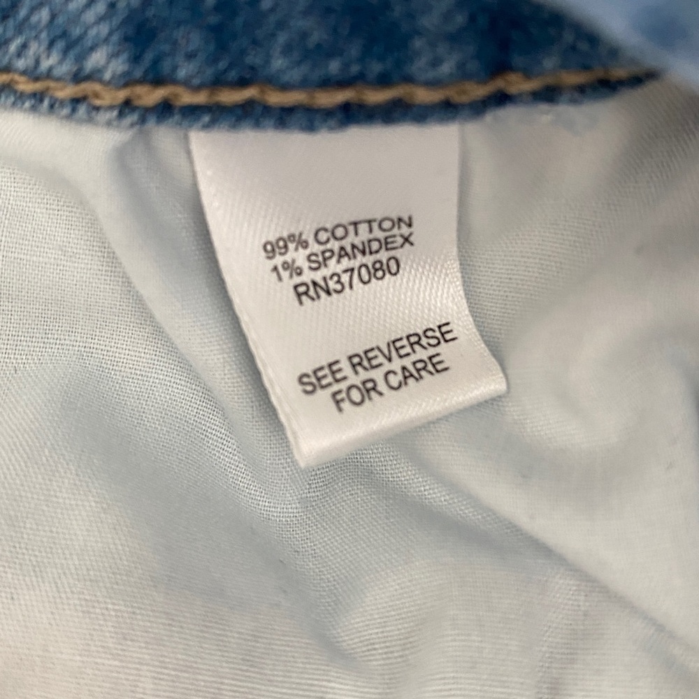 Cato Blue Denim Button-Front Skirt - Picture 6 of 7